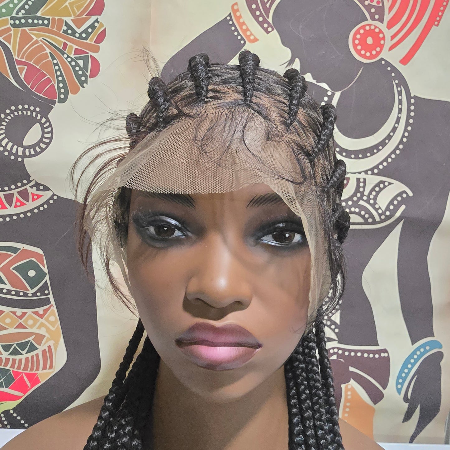 Sika Braided Full Lace Wig - Synthetic