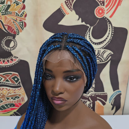 Azul Braided Full Lace Wig - Synthetic - 36"