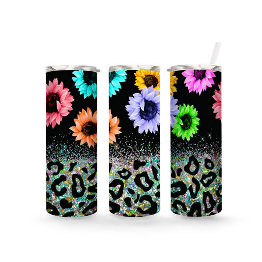 Glitter Leopard Tumbler - 03