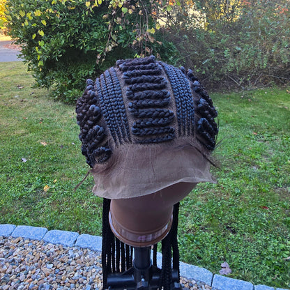 Alake Braided Full Lace Wig - Synthetic