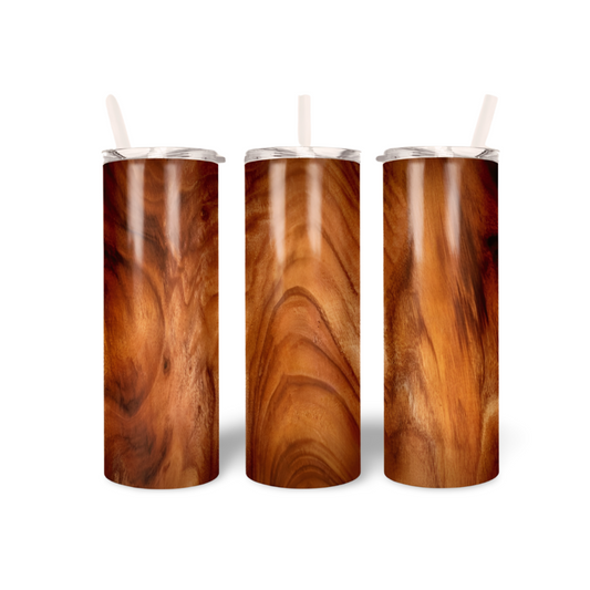 Brown Wood Tumbler - 02