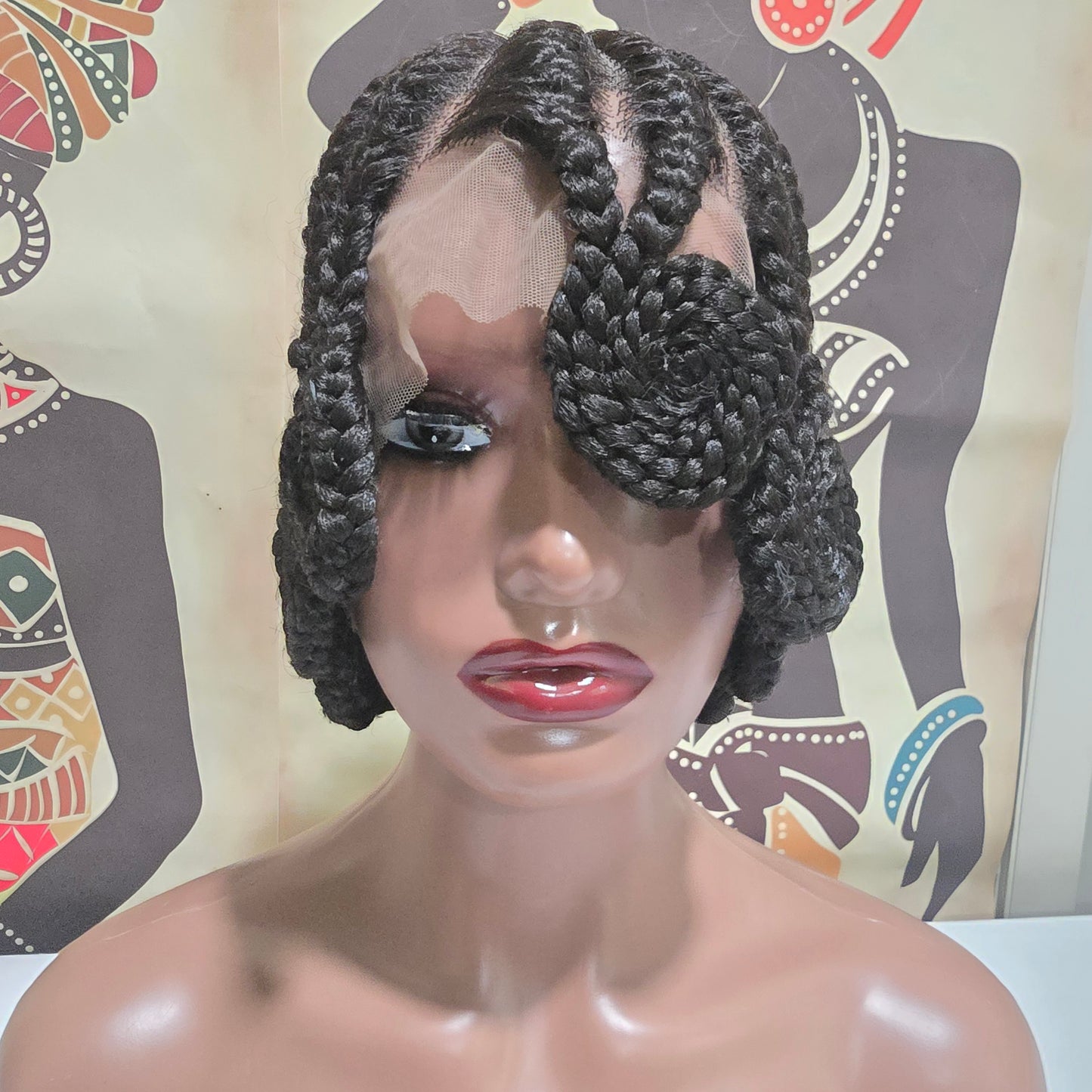 Keita Braided Full Lace Wig (Koroba) - Synthetic