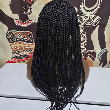 Zola Senegalese Twist Full Lace Crotchet Wig - 123 Strands - Synthetic