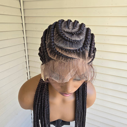 Tene Braided Full Lace Wig - Synthetic