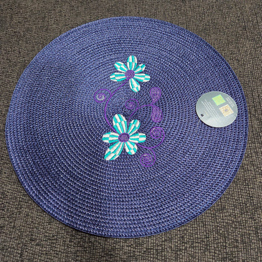 Jean Embroidered Placemat - Artisan Table Décor -JP08