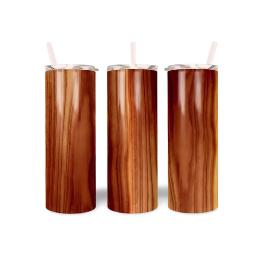 Brown Wood Tumbler - 10