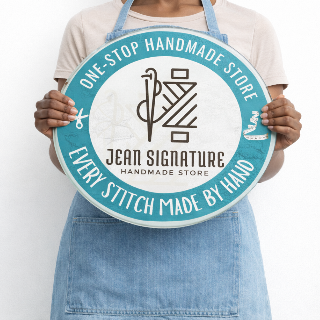 Jean Custom Cutting Board - Round - Send Your Image