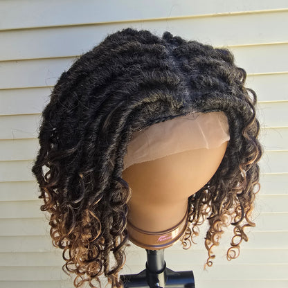 Hazina Boho Loc Full Lace Crotchet Wig - Synthetic