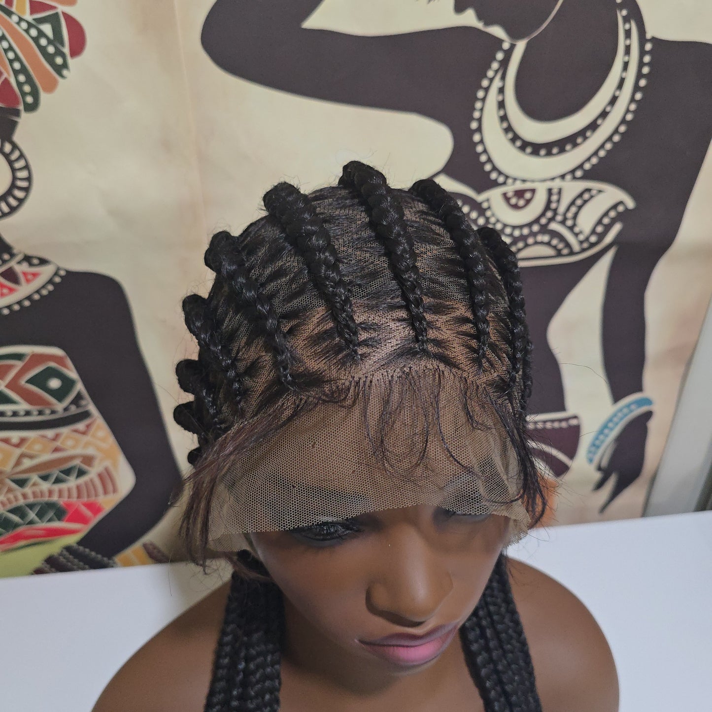 Sika Braided Full Lace Wig - Synthetic