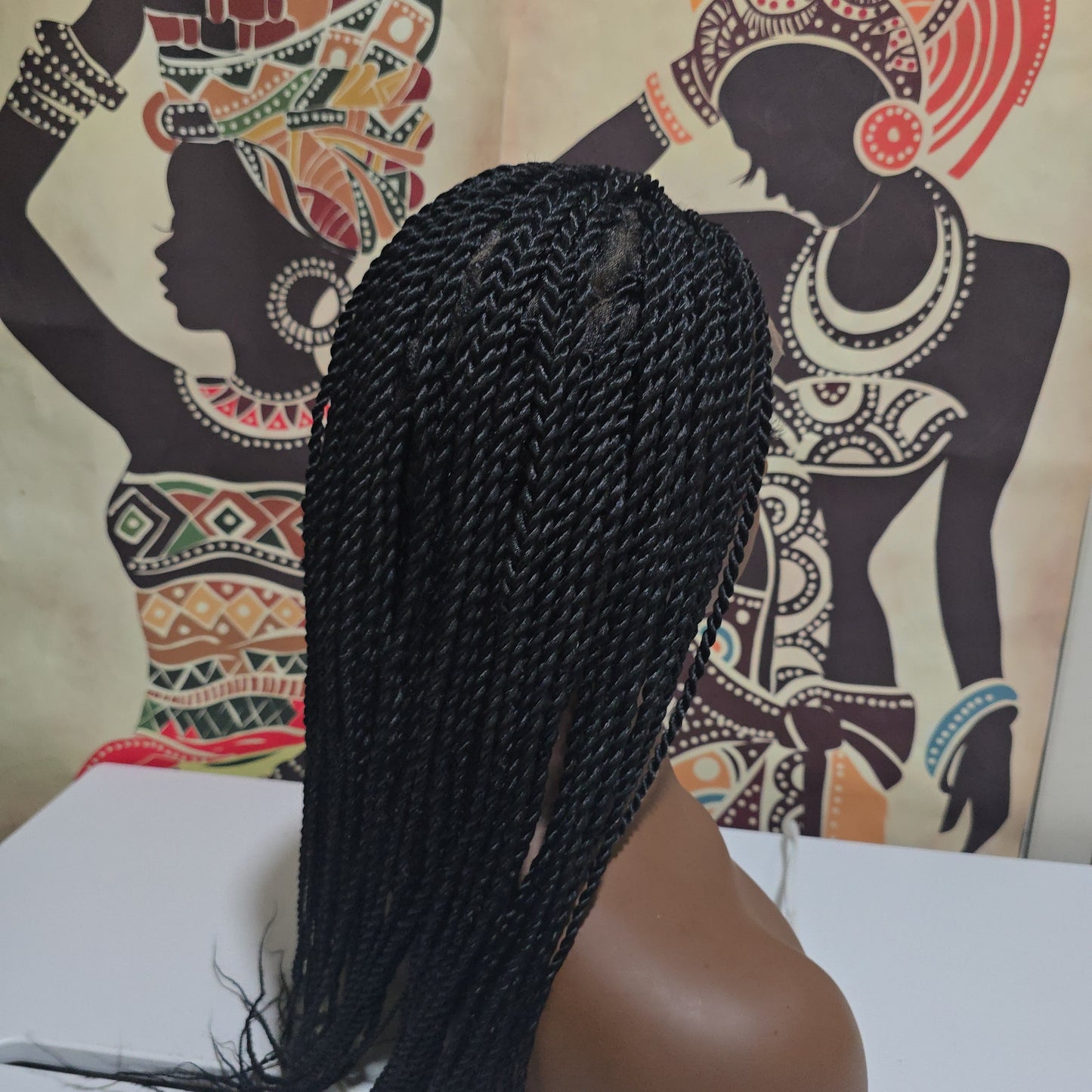 Zola Senegalese Twist Full Lace Crotchet Wig - 123 Strands - Synthetic