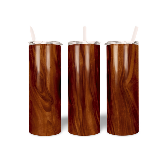 Brown Wood Tumbler - 05