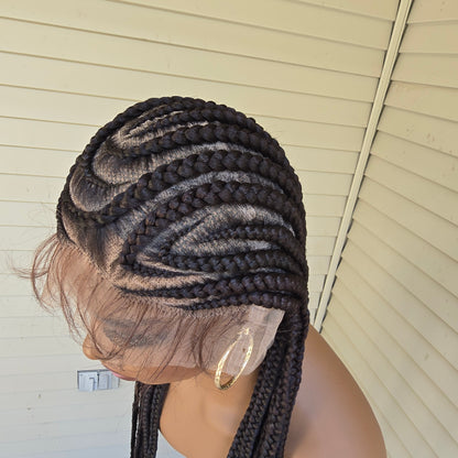 Tene Braided Full Lace Wig - Synthetic