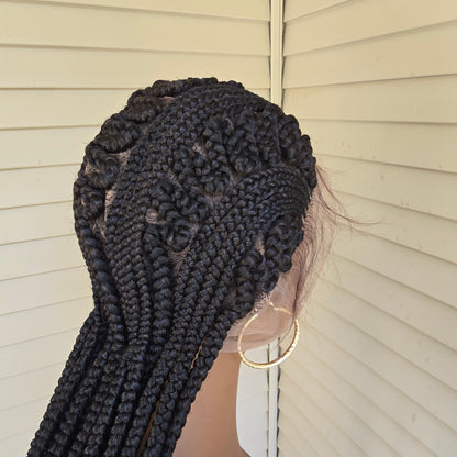 Alake Braided Full Lace Wig - Synthetic