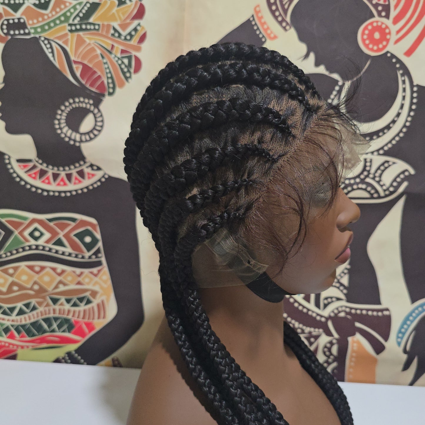 Sika Braided Full Lace Wig - Synthetic