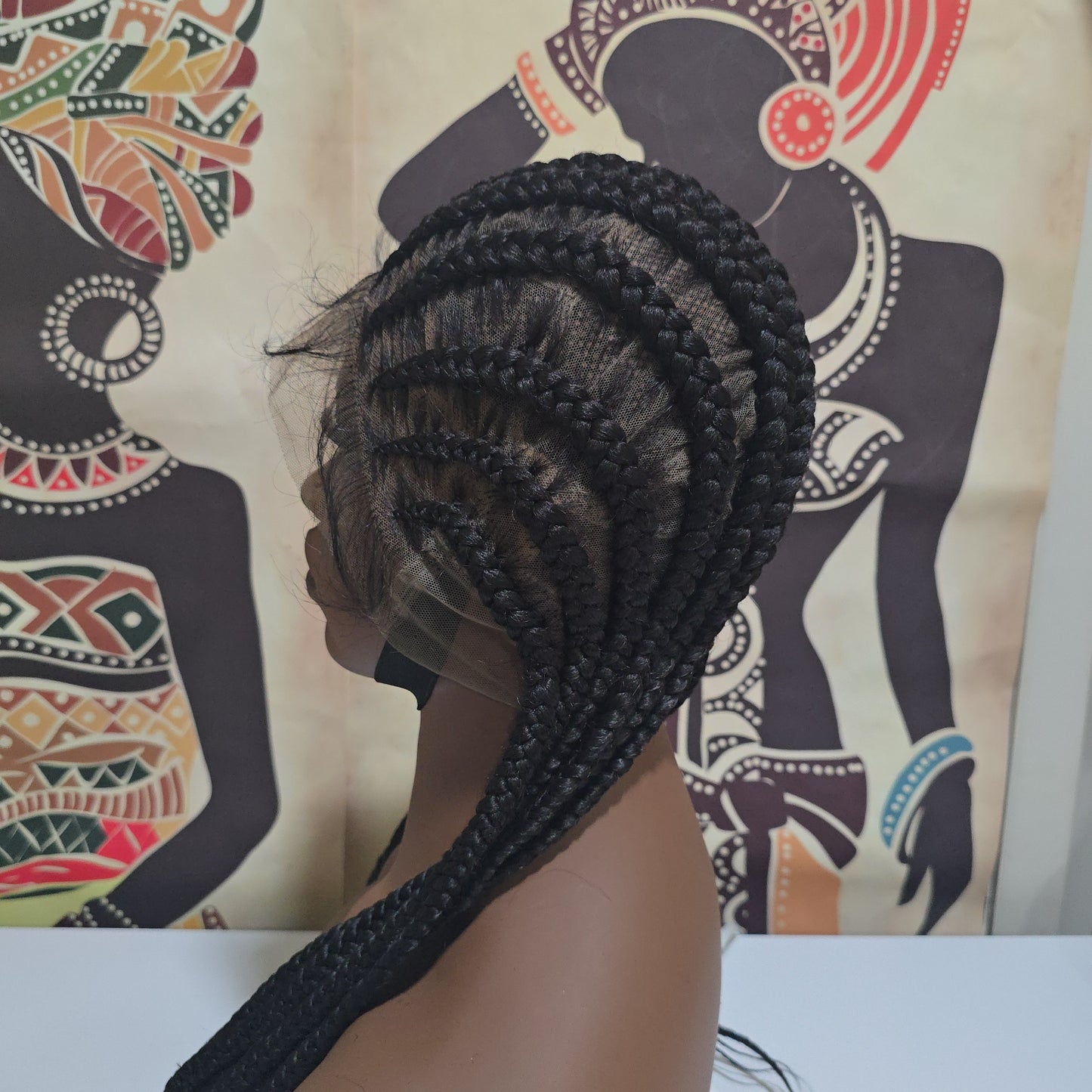 Sika Braided Full Lace Wig - Synthetic